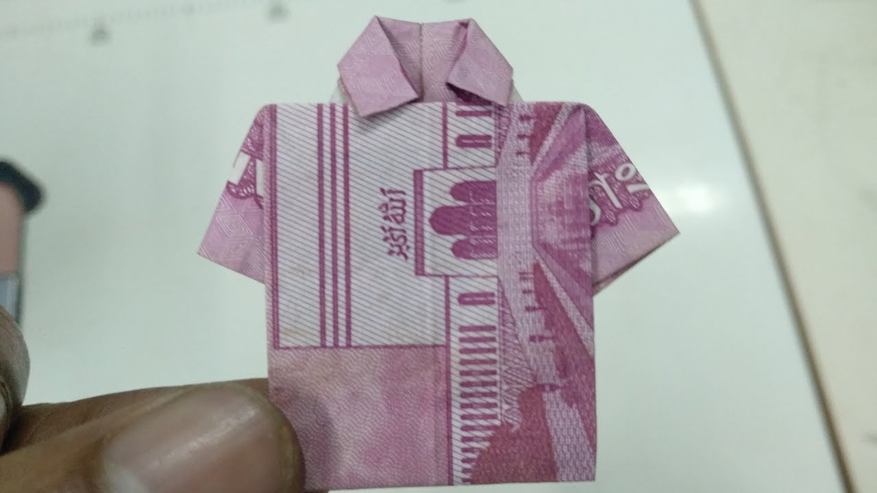 দশ টাকার নোট দিয়ে টি শার্ট বানানো শিখুন// how to make 10 taka note 👕