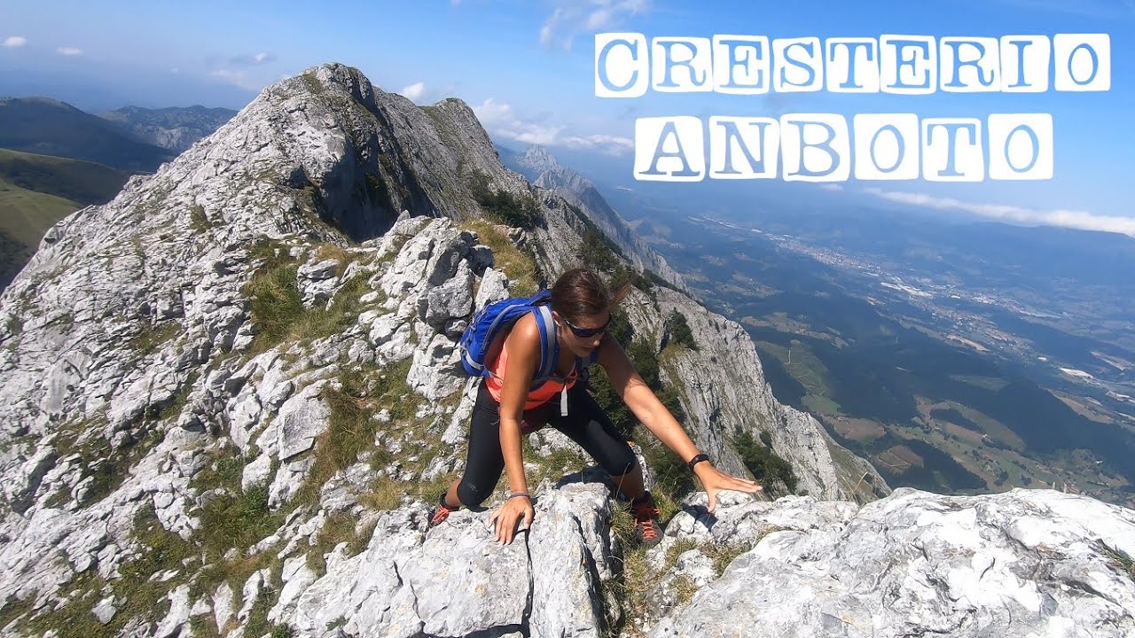 ANBOTO CIMA, CRESTERIO MONTES DE BIZKAIA #HIKING URKIOLA PASANDO POR LARRANO CRESTA WORDERFUL RIDGE