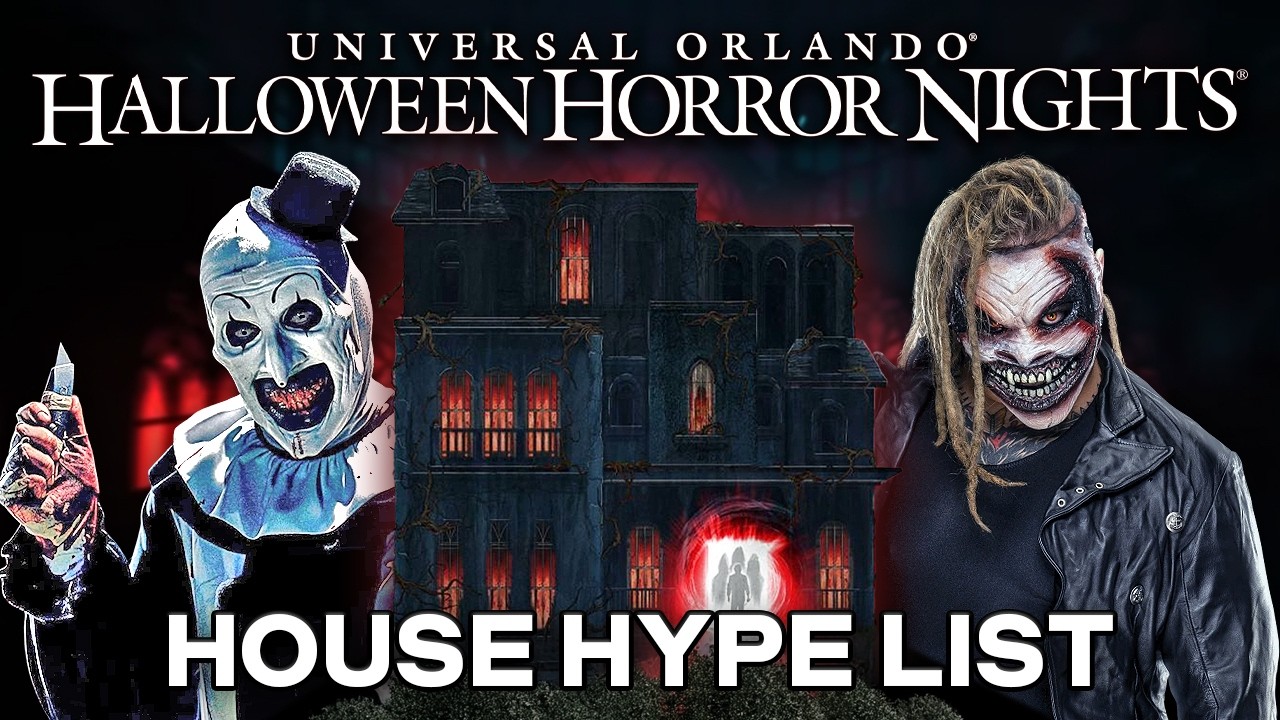 The MOST Anticipated Halloween Horror Nights 2025 Orlando Houses!