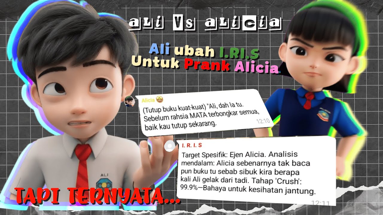 sekarang giliran Ejen Alicia prank Ali || Ejen Ali Dubbing