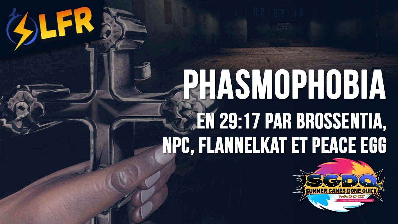 Phasmophobia en 29:17 (Any% Small Maps) et en 10:17 (Bonus Map) [SGDQ2022]