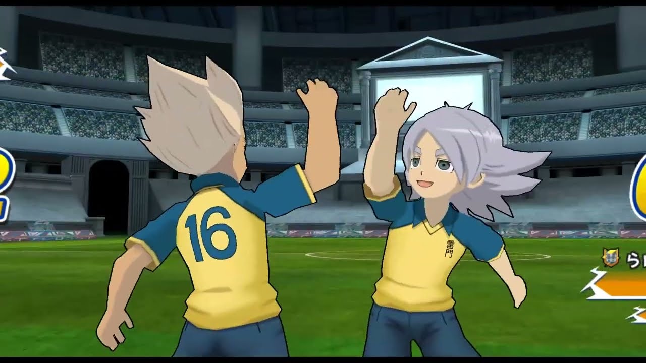 Inazuma Eleven Go Strikers 2013 Xtreme - Custom Raimon vs Zeus Wii 1080p (Dolphin/Gameplay)