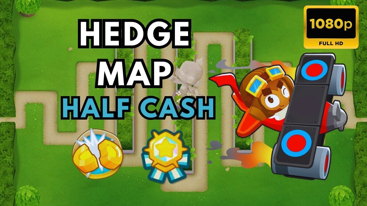 BTD6 HALF CASH | WITH MONKEY KNOWLEDGE | HEDGE