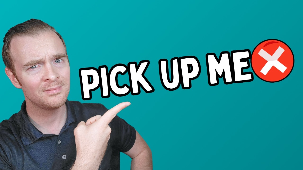 Stop making these mistakes with PICK UP and DROP OFF