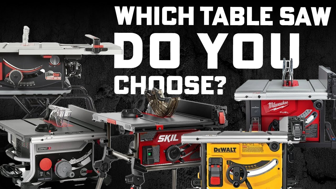Best Portable Jobsite Table Saws for 2025!