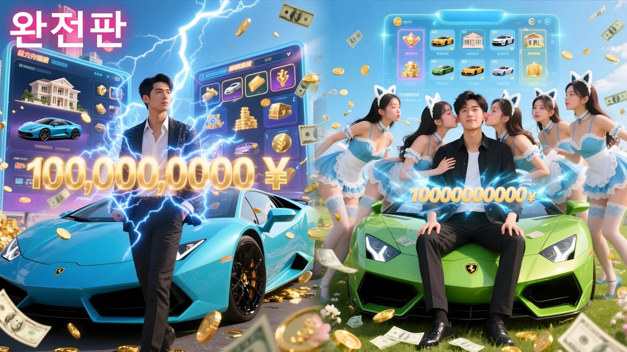 가난한 청년, 여친에게 버려지자 '소원 시스템' 활성화해 보상으로 고급차·저택·100억 달러 얻고 동시에 많은 미녀들에 둘러싸였다.