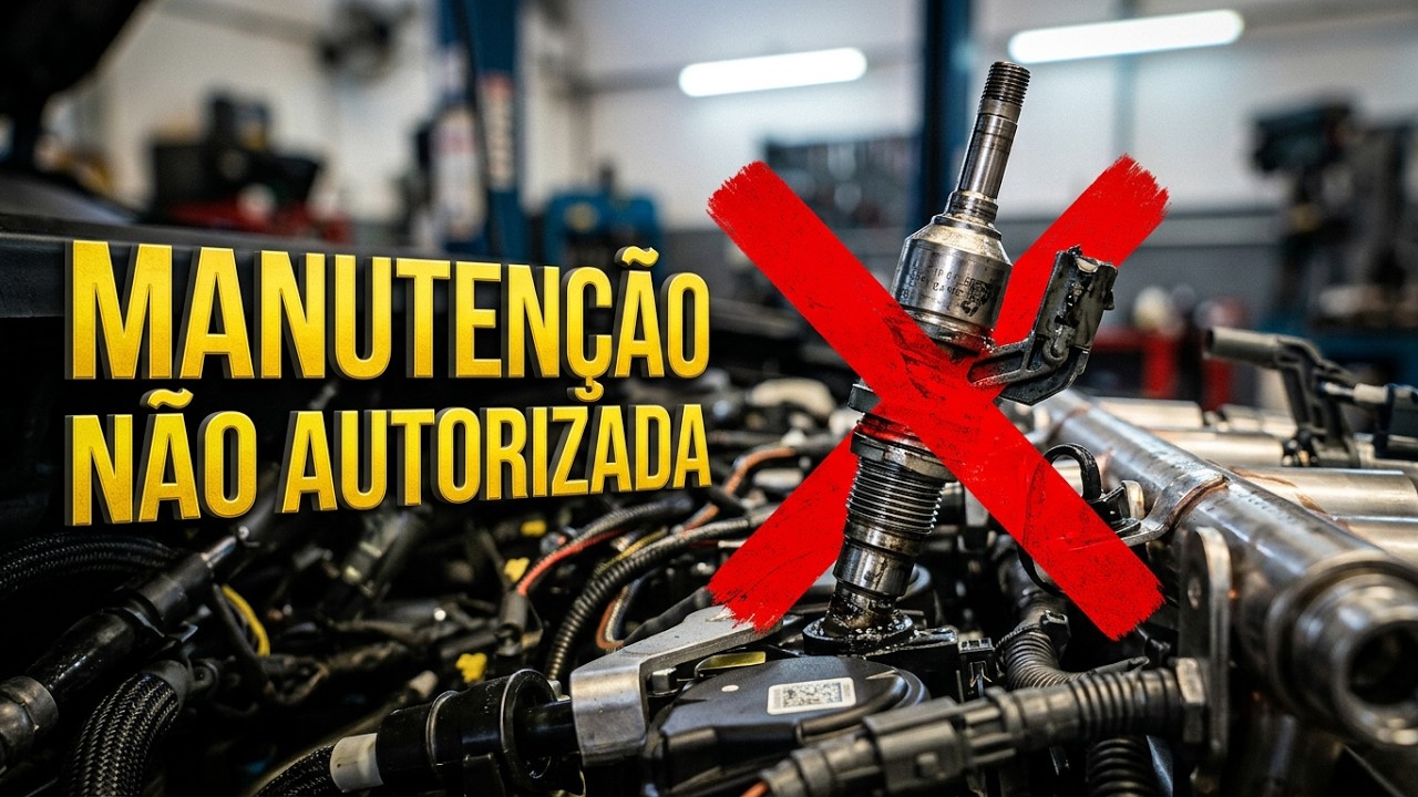 Manutenção em motor T-270, manutenção não autorizada pelo cliente 