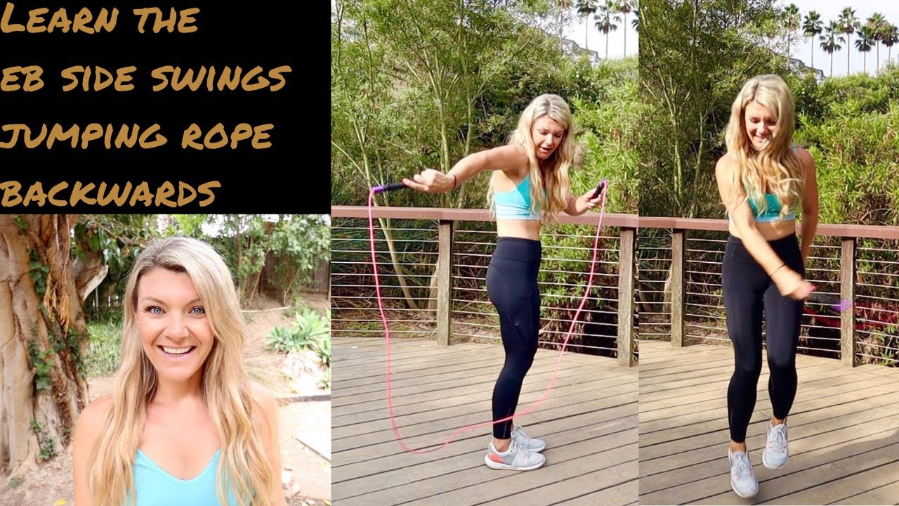 Learn how to EB side swing jumping rope backwards