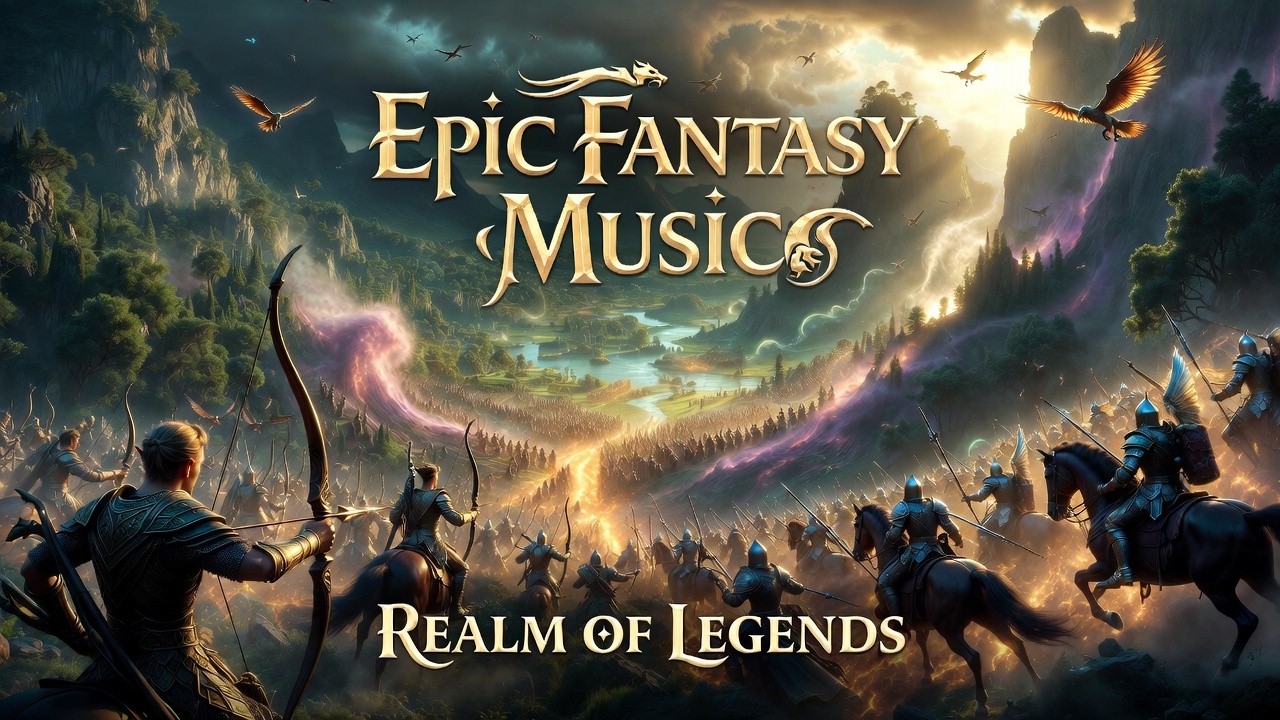 Epic Fantasy Music | Elven Fantasy Ambience & Soft Epic Flow that Maintains Steady Energy
