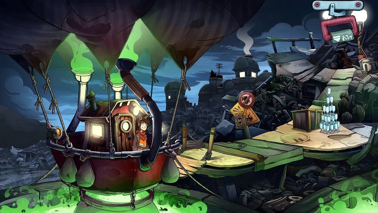 Meet Professor McChronicle. Walkthrough #2 (Deponia 4)
