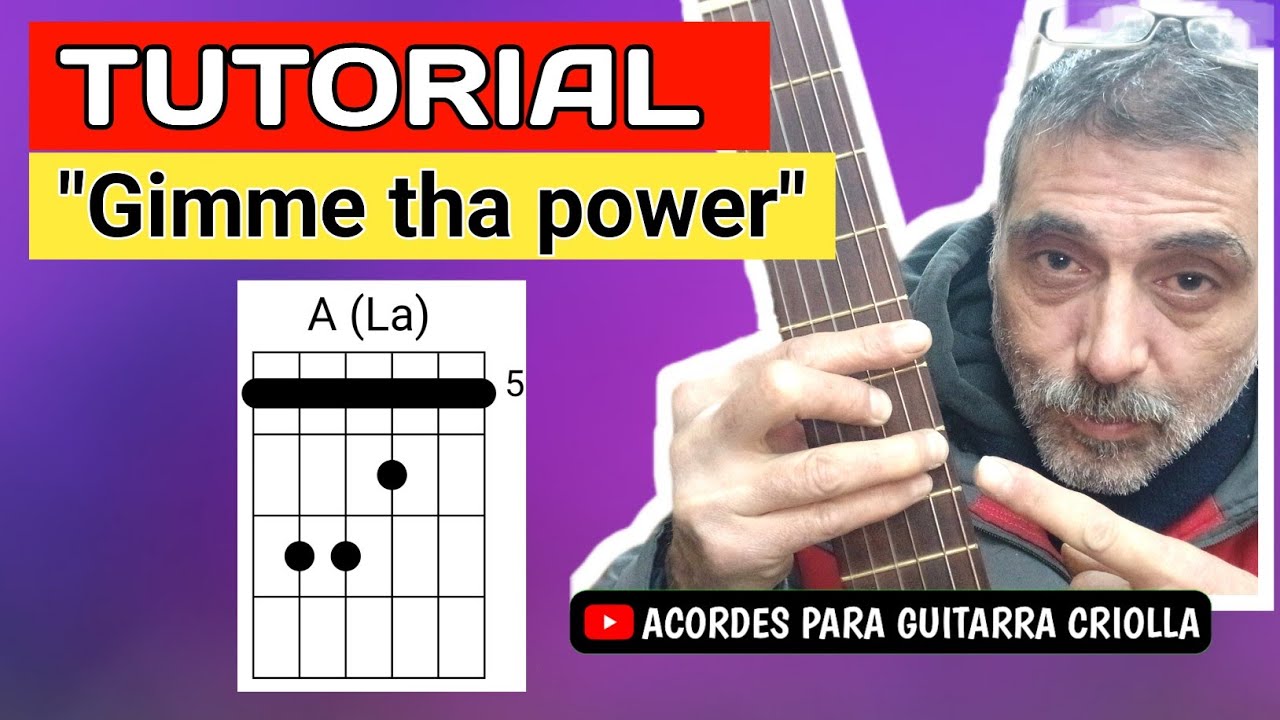 Cómo tocar MOLOTOV Gimme tha power Acordes Para Guitarra Criolla