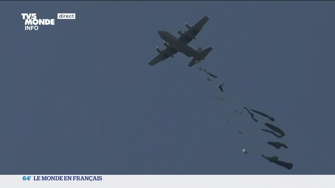 Gaza : les largages 