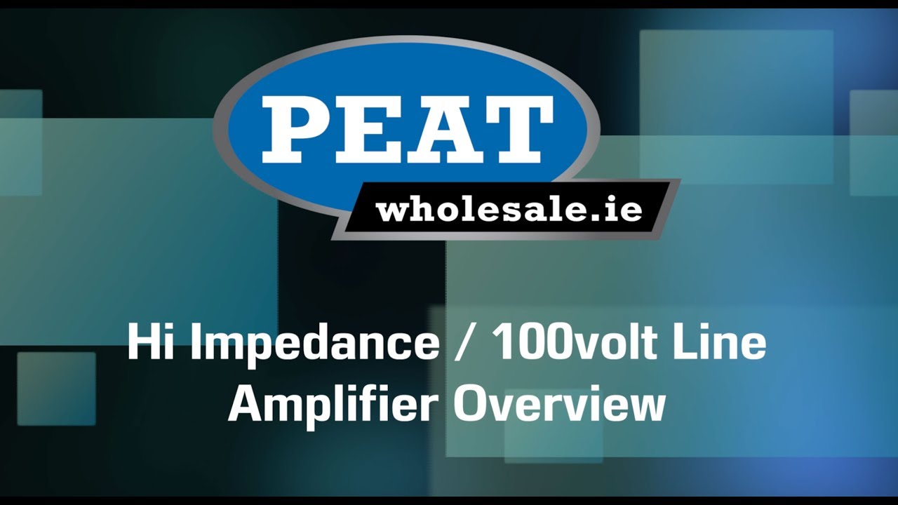 100v Line Amplifier Overview