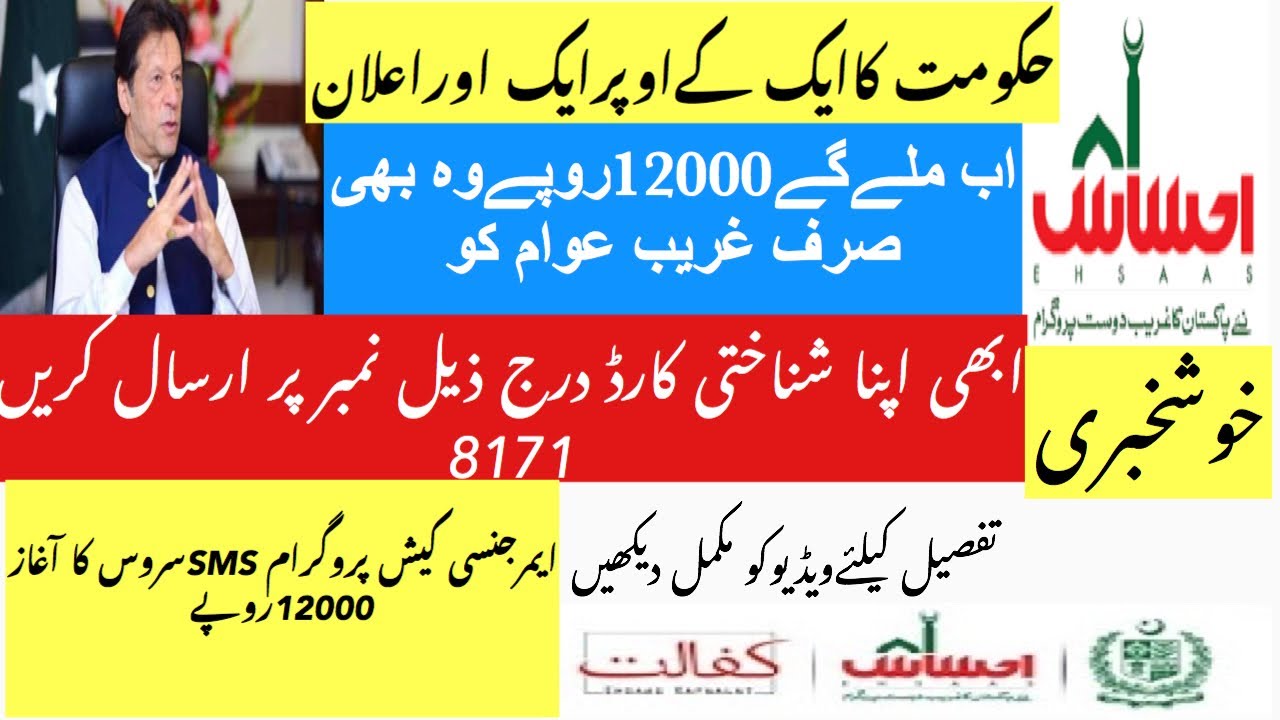 How to apply for ehsaas emergency fund |Ehsaas program online apply