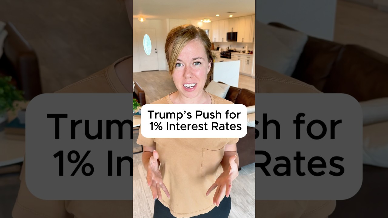 Trump's Push for 1% Interest Rates ( What Would Happen)