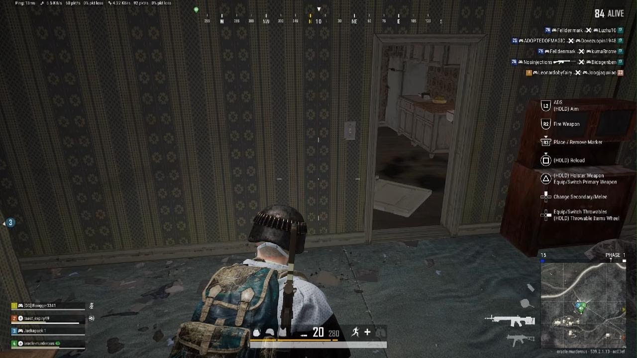 PUBG: frost bomb deployed, 2 satalites.