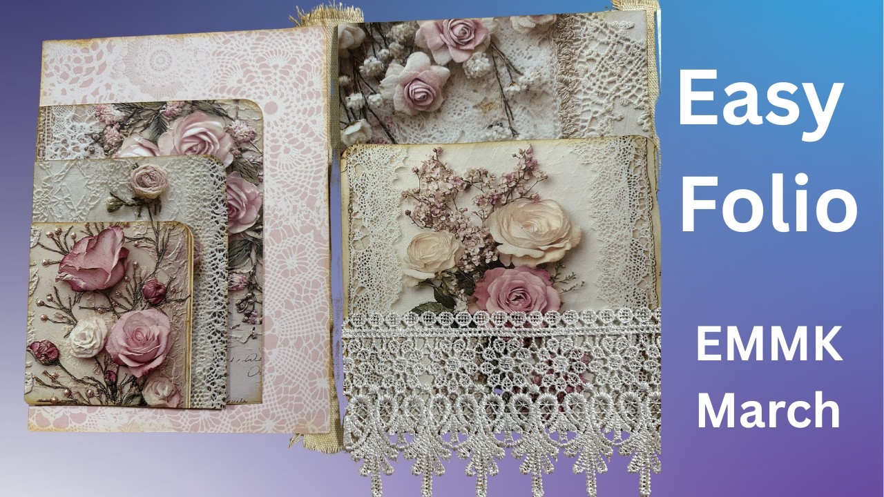 Easy Tri Fold Folio | Mystery Montage Kit Reveal