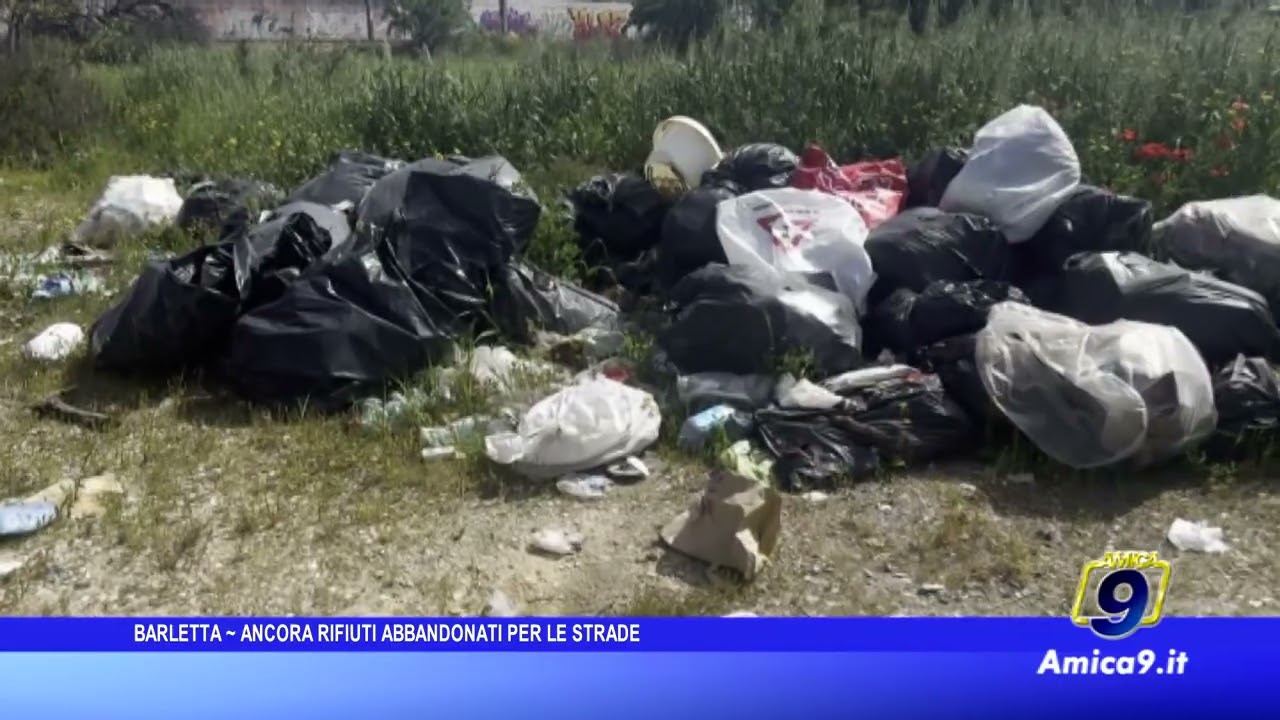 Barletta - Ancora rifiuti abbandonati in città