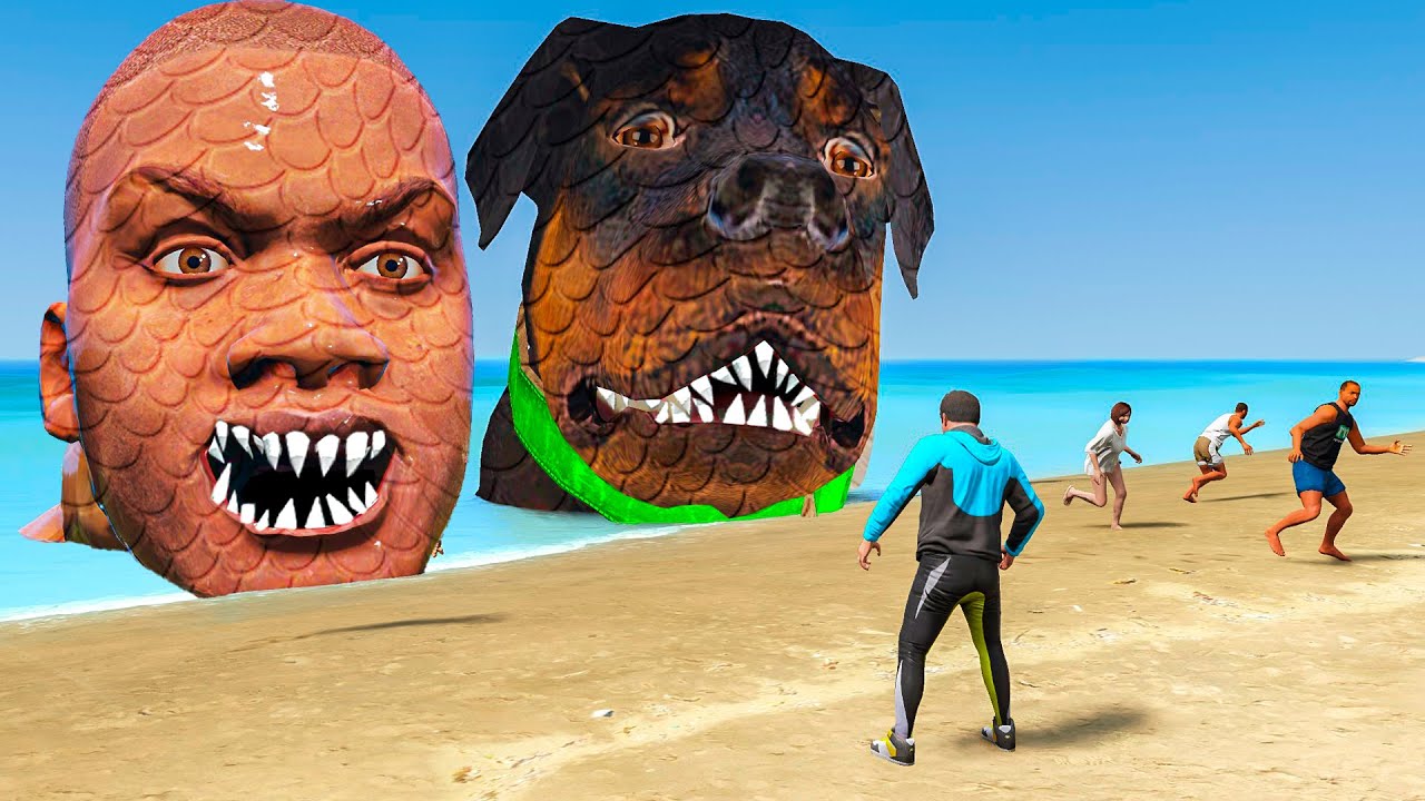 CA&Ccedil;ANDO FRANKLIN E CHOP DO MAR NO GTA 5 - O FILME