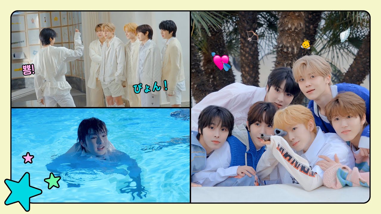ざぶん🏊  バルセロナに現れたキューピッド6人👼🏻 | 풍덩🌊 바르셀로나에 나타난 큐피드 6명🏹♥️ | ’WISH' MV Behind the Scenes