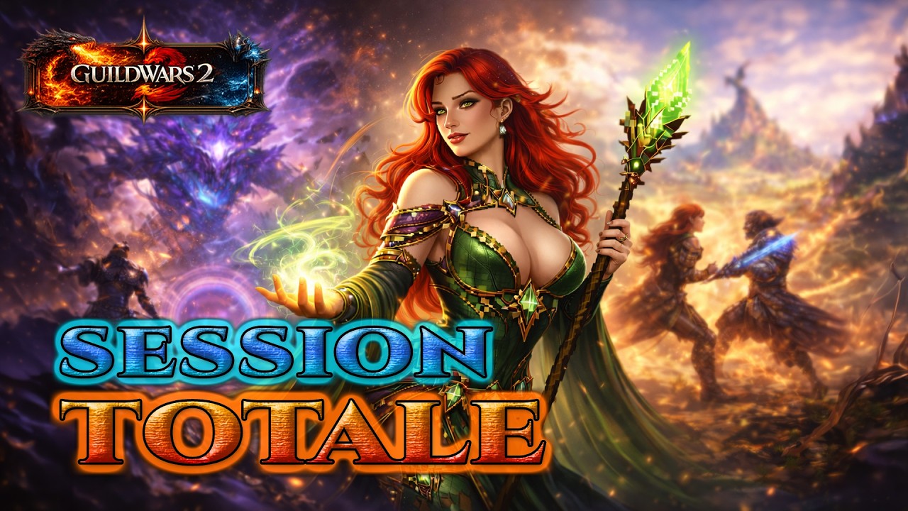 Guild Wars 2 LIVE #63 –Fractales CM, T4 et exploration | FR
