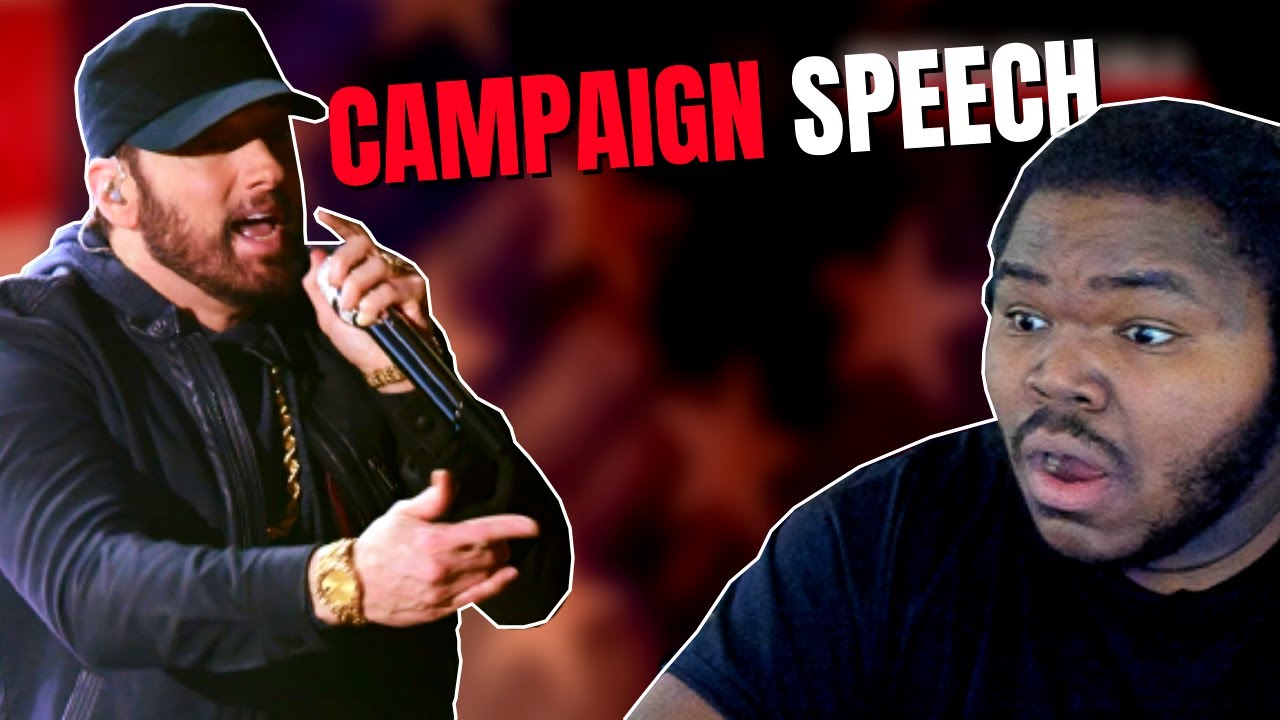 Eminem's MOST LYRICAL SONG? | Eminem - Campaign Speech (REACTION)