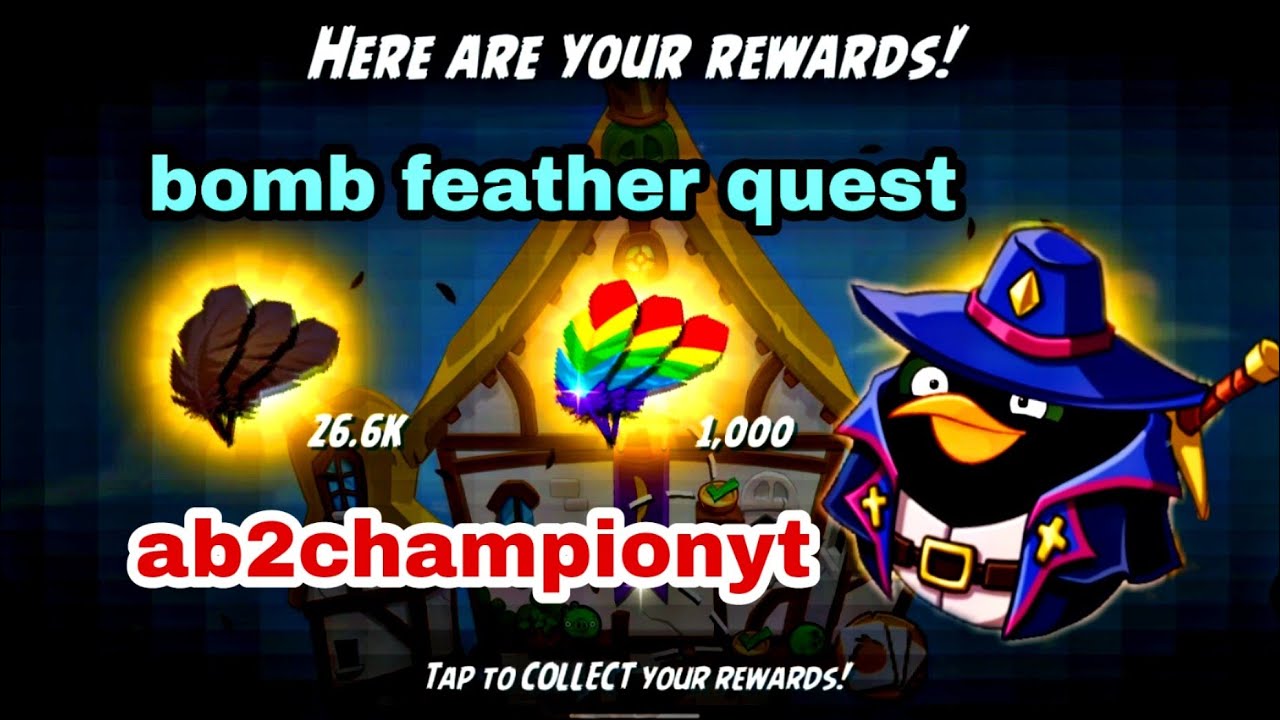 Angry birds 2 feather quest - bomb ( ab2 creator code - ab2championyt ) 12 Feb 2026