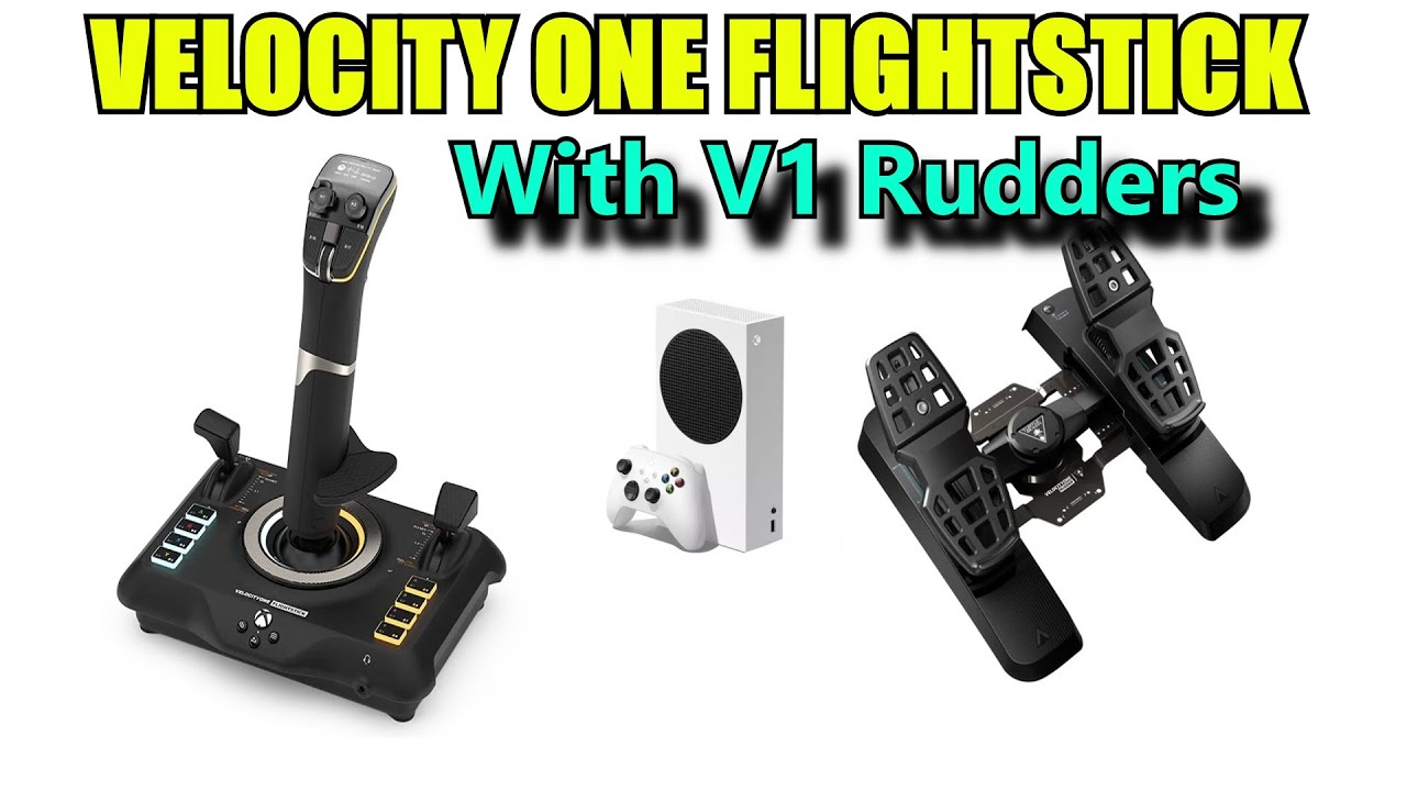 Xbox FS2020: Using the V1 Rudder Pedals With The V1 Flightstick on Xbox!  Setup & Overview