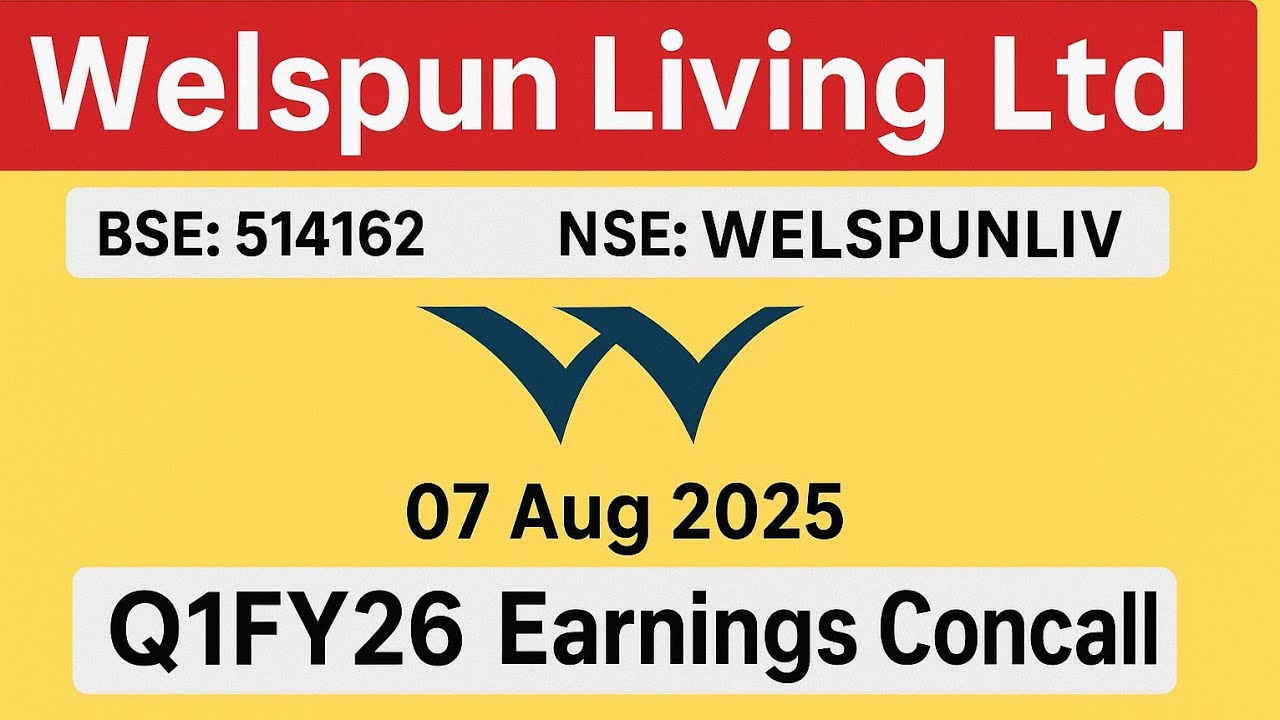 Конференц-звонок Welspun Corp за первый квартал 2026 финансового года | Конференц-звонок по резул...