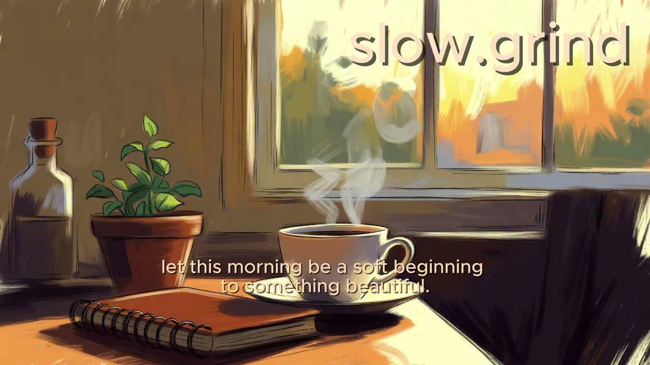 early morning lofi 🌅 soft sunrise, gentle & cozy apartment vibes