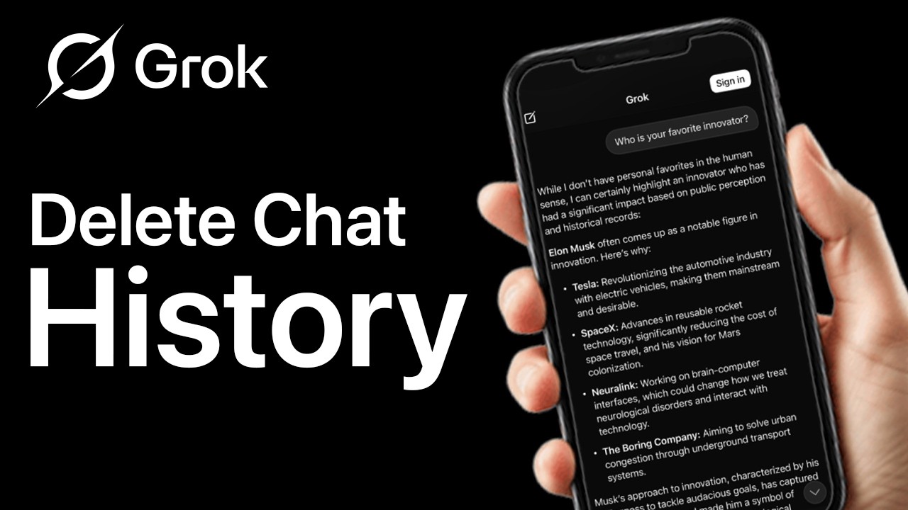 How To Delete Chat History On Grok AI App (Updated 2026)