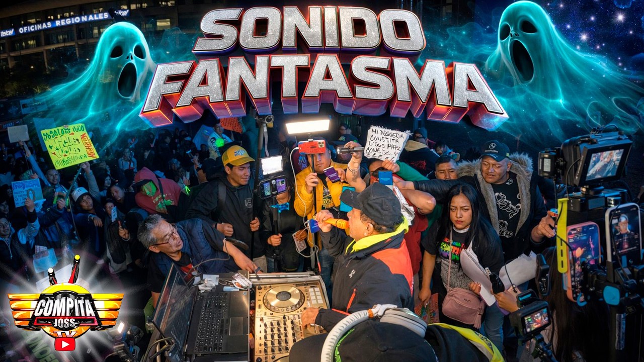 🔵 CUMBIA CON VIOLINES 👻 SONIDO FANTASMA 👻🔥26 ANIVERSARIO SONIDO MANHATTAN-PLAZA SAN PEDRO PUEBLA