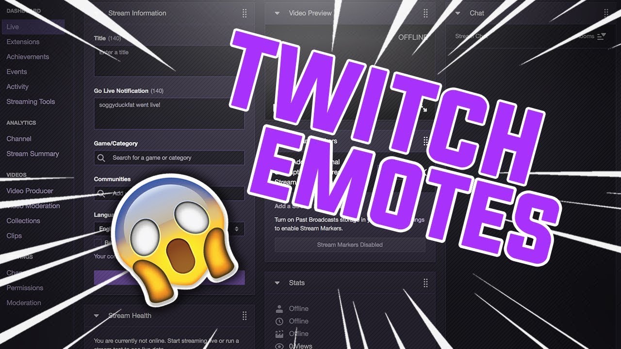 Twitch Tips - How To Set up Twitch Emotes