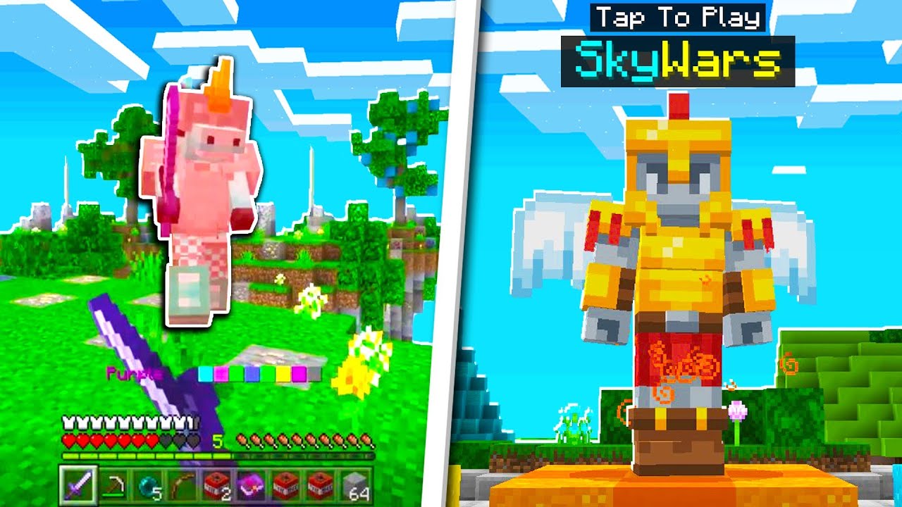 DESTROYING In The Hive SKYWARS! (Minecraft Bedrock Edition New Skywars)