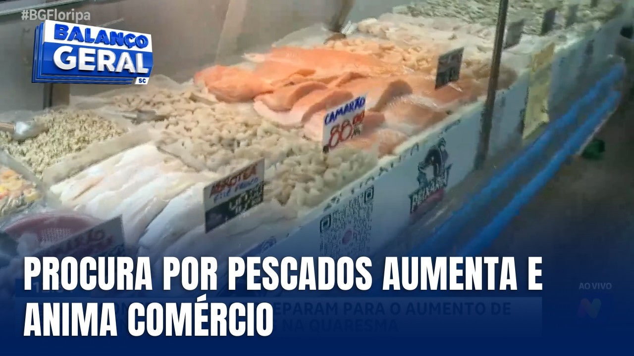 Comerciantes projetam alta nas vendas de pescados na Quaresma