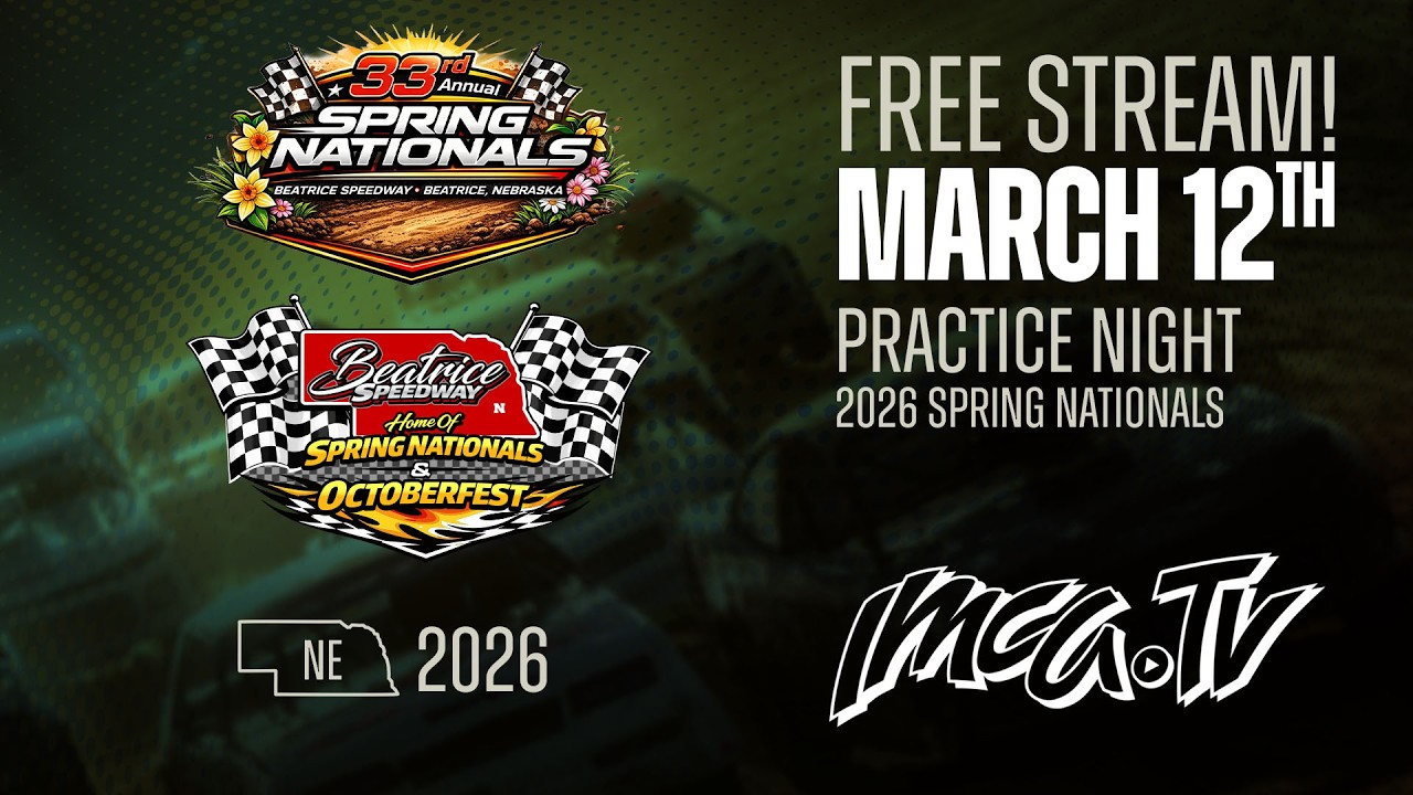 imca.tv | LIVE LOOK-IN | Beatrice Speedway | Beatrice, NE | March 12th 2026