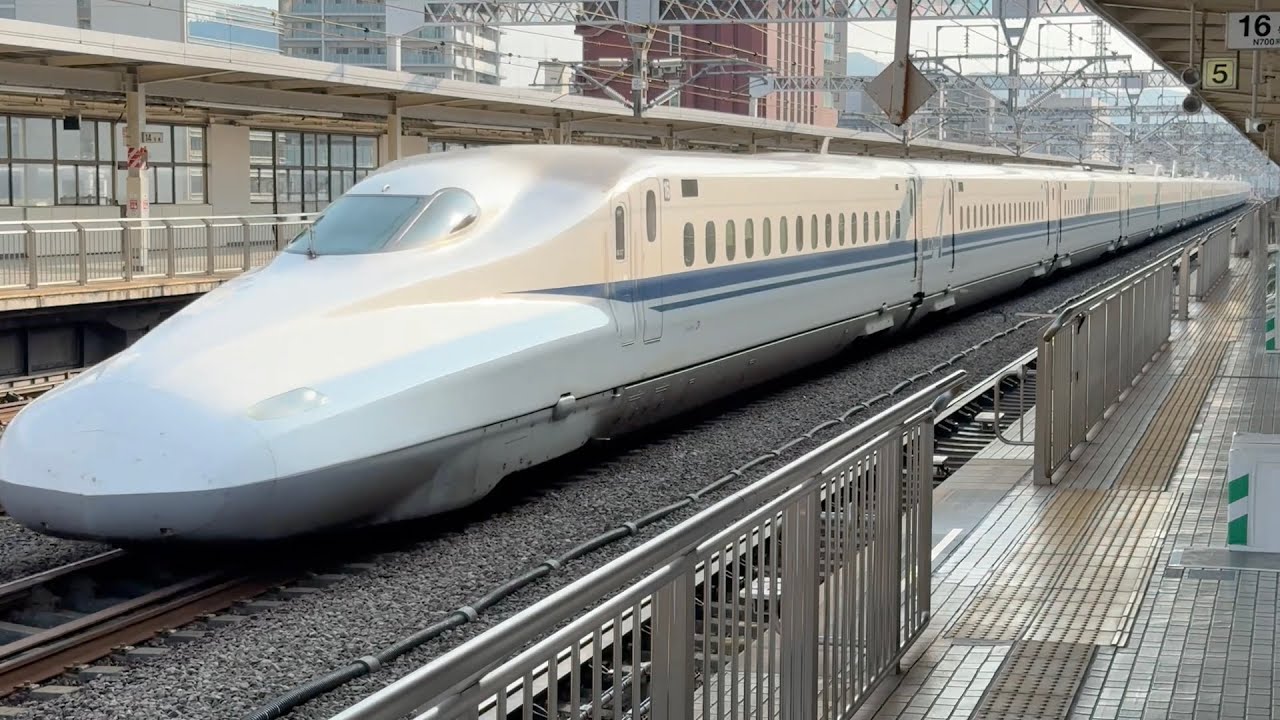 【新幹線】東海道新幹線　静岡駅／上下線　のぞみ　爆走❗️通過