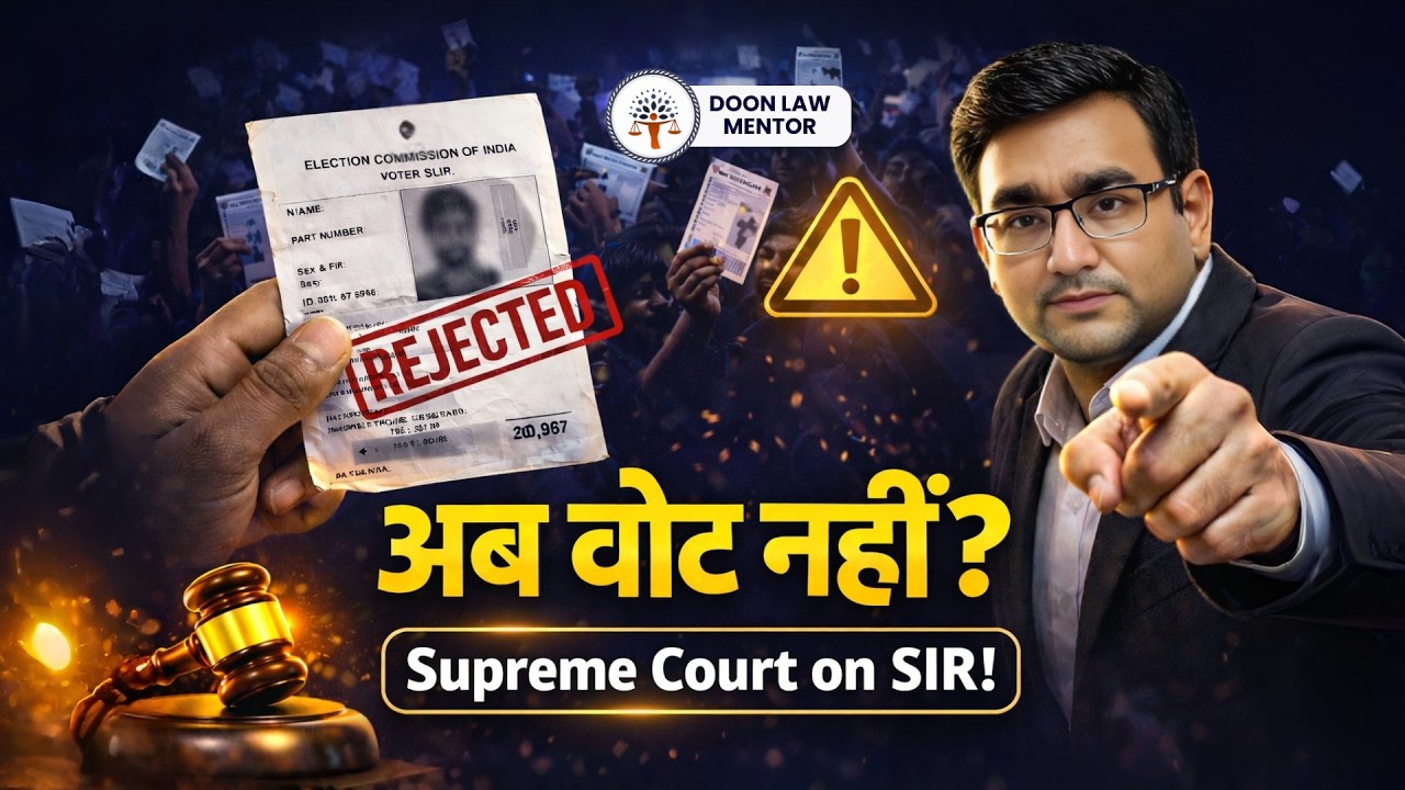 SIR Big Order 2026: SC Rejects Interim Voter Inclusion | Full Legal Breakdown