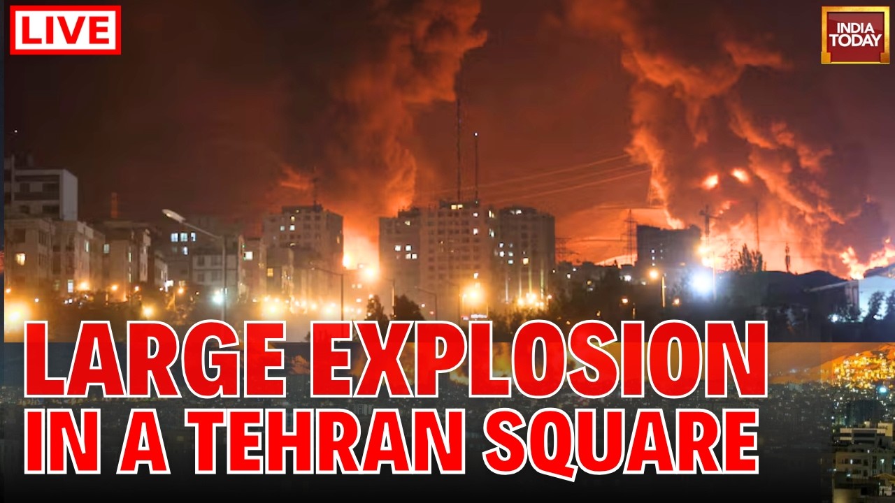 Explosion In A Tehran LIVE: Iran Vs Israel War | Iranian State Television Reports Blast In Tehran