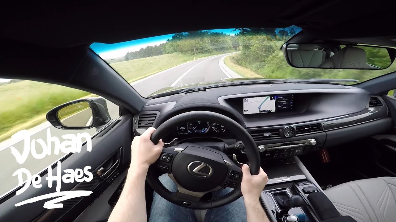 Lexus GS F 477hp POV test drive GoPro