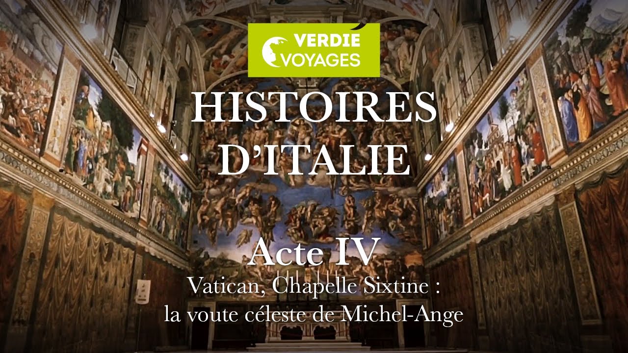 ACTE 4 - ITALIE : Vatican, Chapelle Sixtine : la voute céleste de Michel-Ange