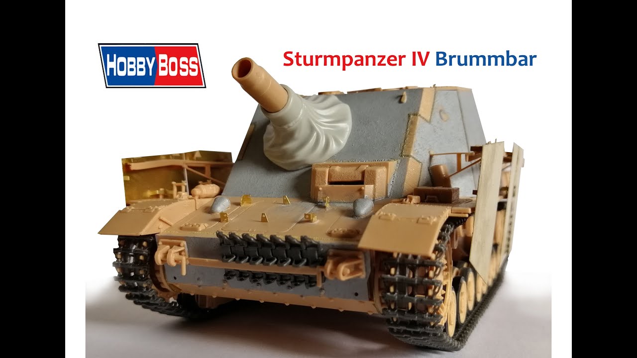 HobbyBoss Sturmpanzer IV Brummbar 1/35 build