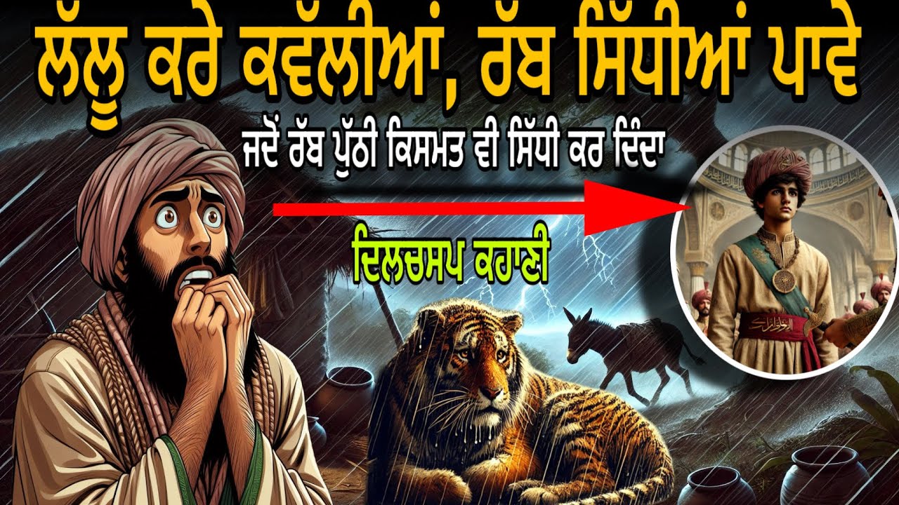 ਲੱਲੂ ਕਰੇ ਕਵੱਲੀਆਂ,ਰੱਬ ਸਿੱਧੀਆਂ ਪਾਵੇ || Best Punjabi Moral Story