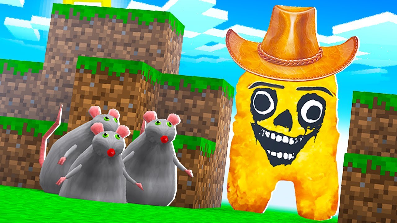 🇺🇦 СХОВАНКИ СТРАШНИЙ НАГГЕТС КОВБОЙ ШУКАЄ ЩУРІВ В МАЙНКРАФТ! SCARY NUGGET! БАКІ MINECRAFT