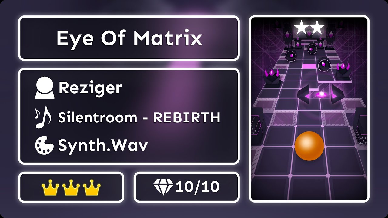 Rolling Sky: TIFCO | Co-Level 34 - Eye Of the Matrix | ★★