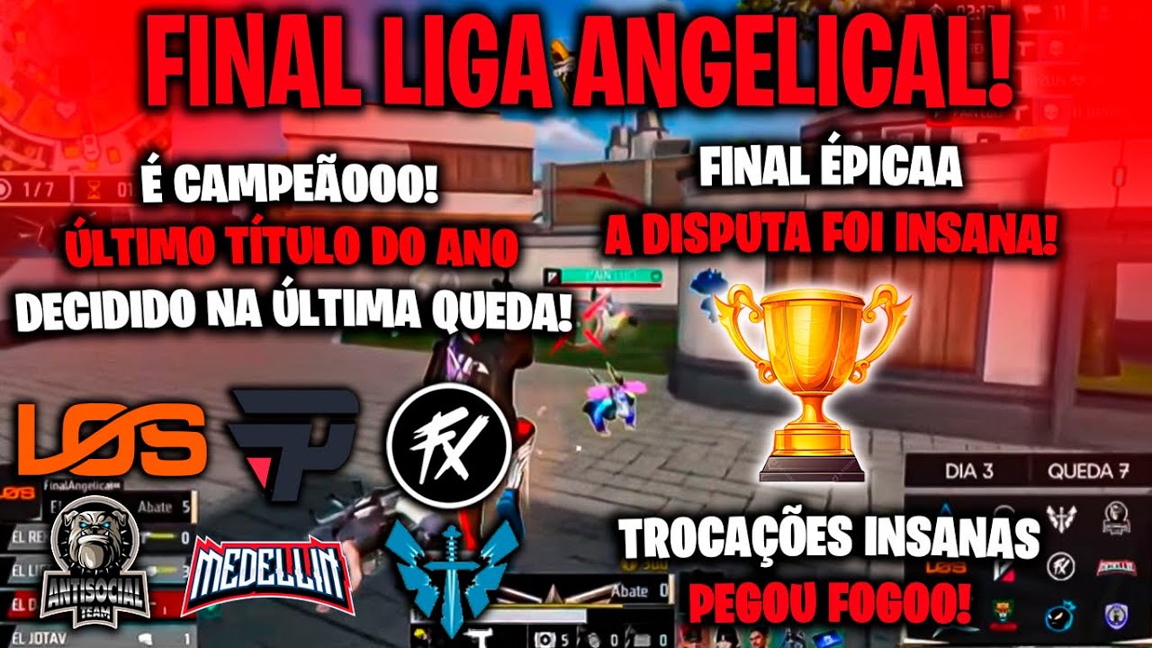 É CAMPEÃO! DOLLARS FLUXO FAZ O P? ÚLTIMO TÍTULO DO ANO DECIDIDO NA ULTIMA QUEDA FINAL LIGA ANGELICAL
