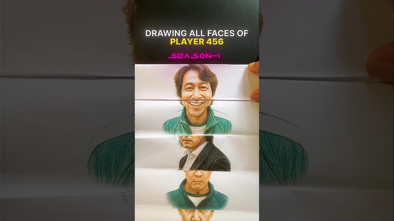 All Faces Of Player 456 Drawings 😳🔥