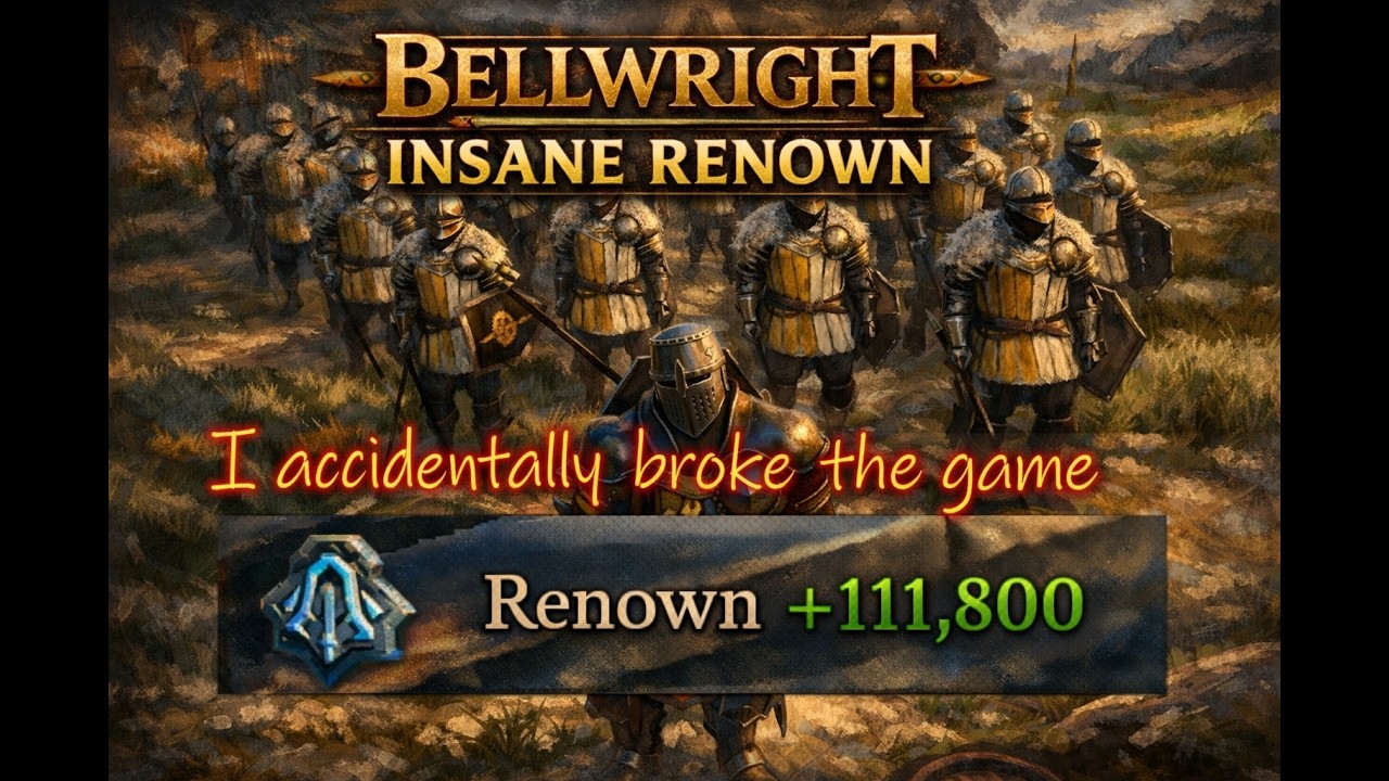 Bellwright | INSANE Renown Farm! I Accidentally Broke the Game