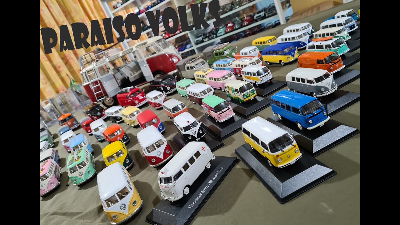 PARAISO DOS VOLKS!!! KOMBI DE VÁRIAS ESCALAS E MODELOS - LOJA MINIATURAS EVOLUTION, SÓ AS TOP