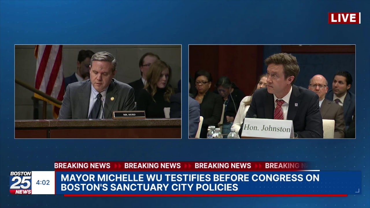 WATCH LIVE: WATCH LIVE: Mayor Wu testifies before Congress on Boston's sanctuary city policies